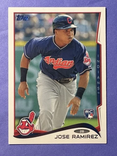 2014 Topps Jose Ramirez #424 Rookie RC Guardians Indians All Star