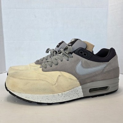Nike Air Max 1 Size 11.5 Premium Summit White Grey Black 512033-101 2013