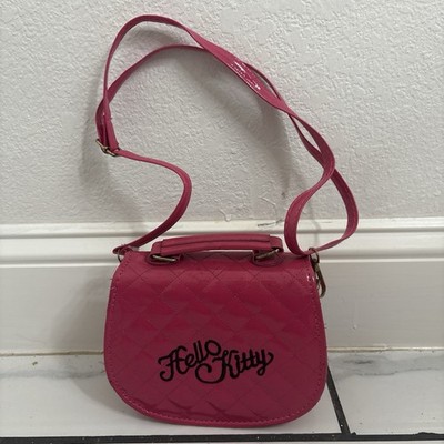 Hello Kitty Pink Quilted Crossbody Bag with Bow and Logo  display picture 2
