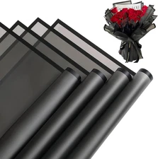 20 Sheets Flower Wrapping Paper Waterproof Floral Bouquet Wrapping Paper Fres...