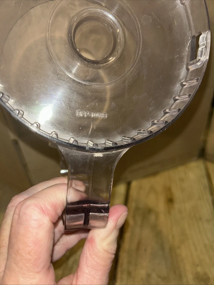 Cuisinart PowerBlend Duet Food Processor BFP-10CH CBFP-10 Work Bowl - Image 4 of 4