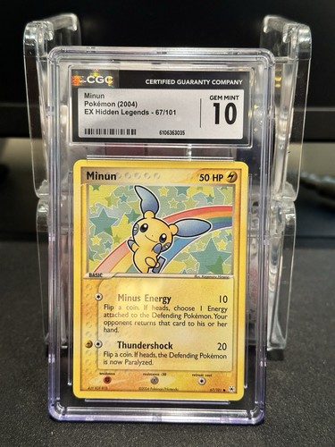 Minun graded CGC 10 for sale on eBay