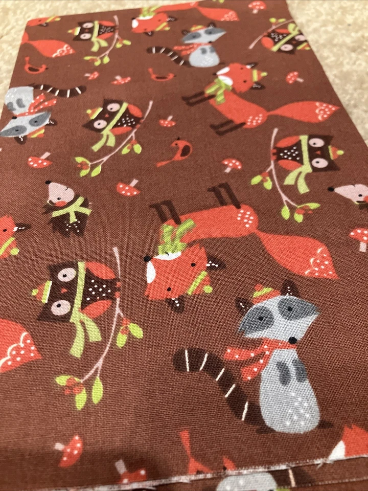 Lote de 5 cuartos de grasa Navidad vacaciones bosque árboles Santa ciervo pájaro zorro búho Foto 4 de 4