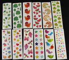 Rare Mrs. Grossman Ltd Edition or Club Stickers ~TREES~Pizza~BIRDS~Stars~HEARTS