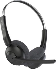 JLab Go Work Pop On-Ear Wireless Headset, 50+ Hr. Playtime, Bluetooth Multipoint
