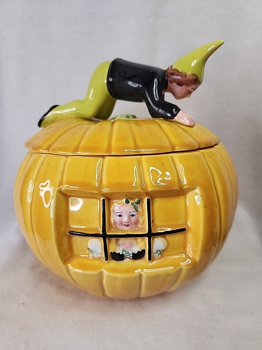 Rare Peter Pumpkin Eater Cookie Jar Vallona-Starr See Pics Rare Peter Pumpkin Eater Cookie Jar Vallona-Starr See Pics