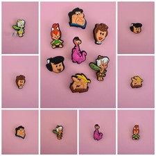 Shoe Studs/Shoe Charms/Set for Clogs for FAMILY FLINTSTONE*/FLINTSTONES* Fans