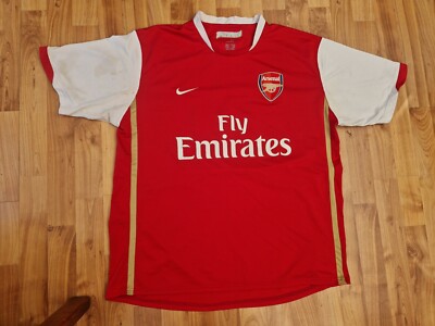 CLASSIC ORIGINAL ARSENAL FC 2006-2008 MENS XL HOME SHIRT NIKE