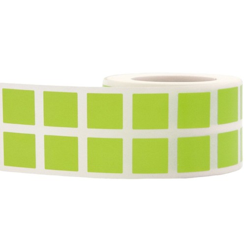 Square Stickers | 0.5" Inch Square Shape | 1,000 Pack | Pick One Color - Picture 74 of 144