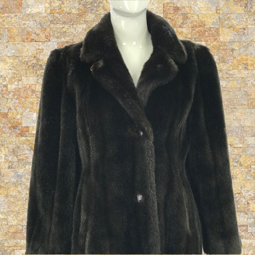 Tissavel Faux Fur Womens Heavy Coat Womens Bespoke Luxury Pile Acrylic Large - Picture 10 of 12