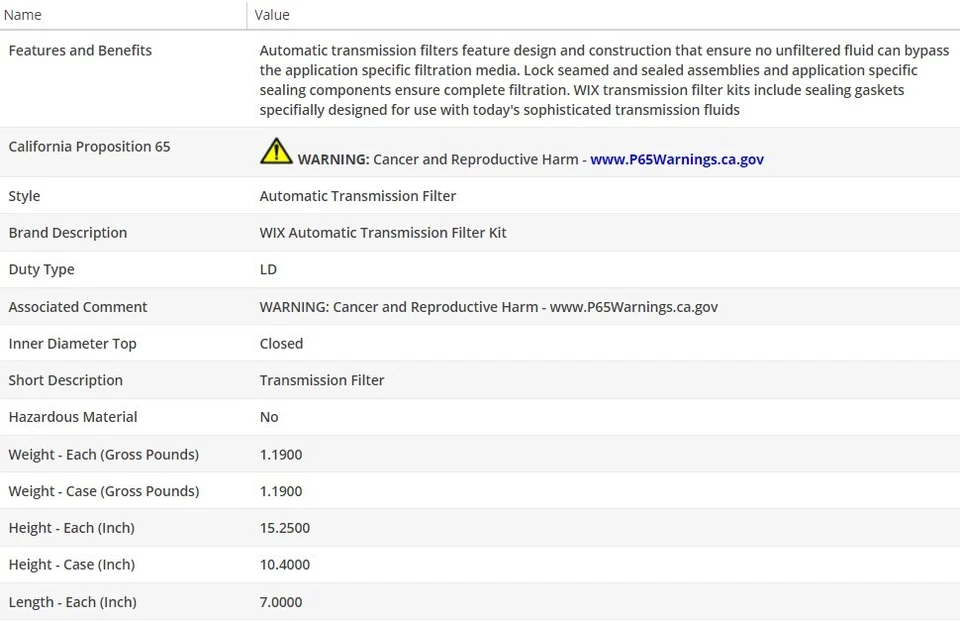 Filtro de aceite tipo OEM WIX para BMW 328I XDRIVE 2009-2013 L6-3,0 L Foto 3 de 4
