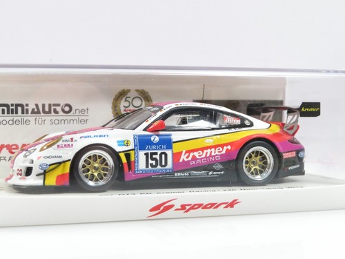 Anello N 1:43 Spark MAB008 Porsche 997 GT3 KR Kremer Racing 24h 2012 X6 - Foto 2 di 6
