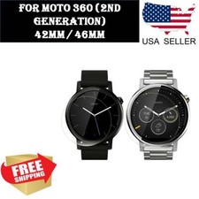 2-Pack Screen Protector TPU Clear Film for Moto 360 2nd generation 42mm 46mm