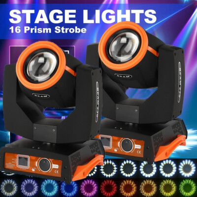 2PCS 7R 230W  Beam Moving Head  Zoom Sharpy Light 16+8 Prism DMX16Ch Stage Light