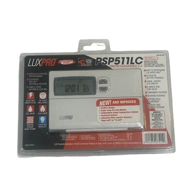LuxPro Contractor Grade Programable Electric Thermostat PSP511LC Brand New
