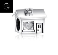 Sterling Silver 925 Charm Family Tree Love Heart Home House Bead Friend Mum Wife