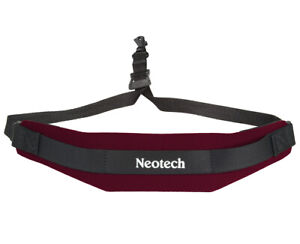 NEOTECH 1906162 SOFT SAX STRAP, WINE RED, COMFORTABLE SAX SLING, UK POST FREE