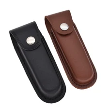 Fashion Leather Sheath Pocket For Folding Knife Multi Tool Case Pouch Holster#B9