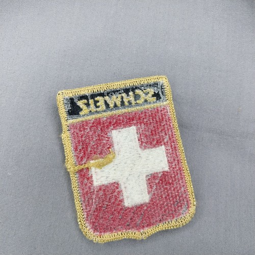 Schweiz Switzerland Country Flag Ski Backpack Jacket Emblem Crest 3 1/4" Patch - Picture 2 of 2