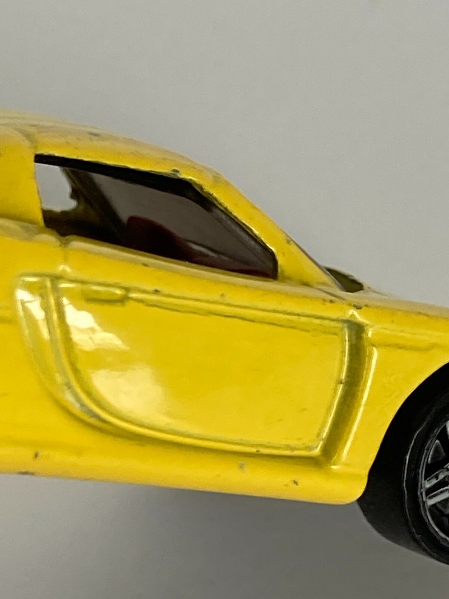 Hot Wheels Porsche Carrera GT Yellow Sports Red Tinted