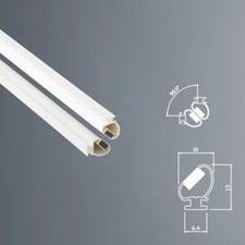 Guarnizione Magnetica Box Doccia in Gomma EC-MAG-2601 Angolo 90° Colore: Bianco