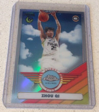 2022-23 Topps Chrome NBL  Zhou Qi Flight Club Refractor FC-10 Melbourne Phoenix