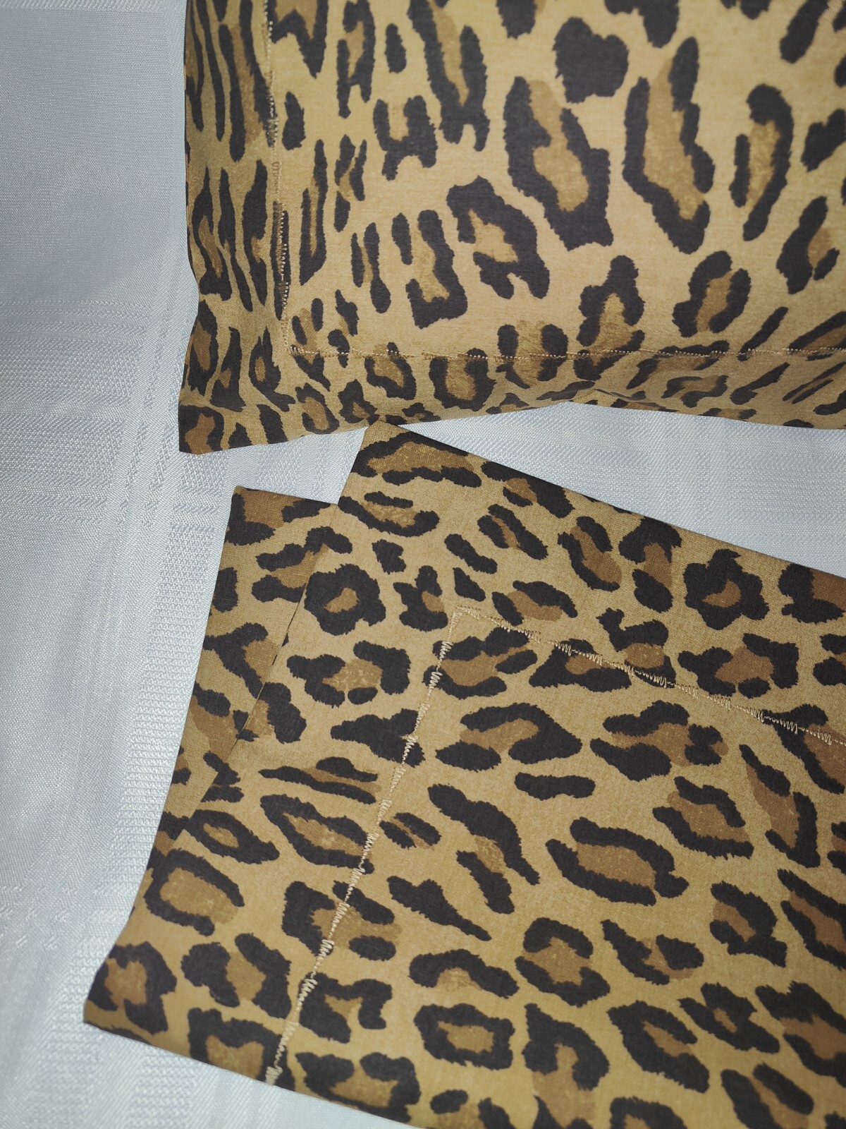 2 RALPH LAUREN ARAGON LEOPARD TOSS PILLOW COVER SHAMS (16x16 inch) New