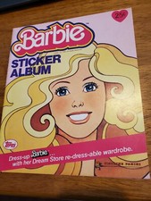1983 BARBIE STICKER ALBUM BY TOPPS