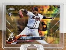 2018 Topps Chrome Gold Wave Refractor 32/50 Luiz Gohara #125 Rookie RC Braves