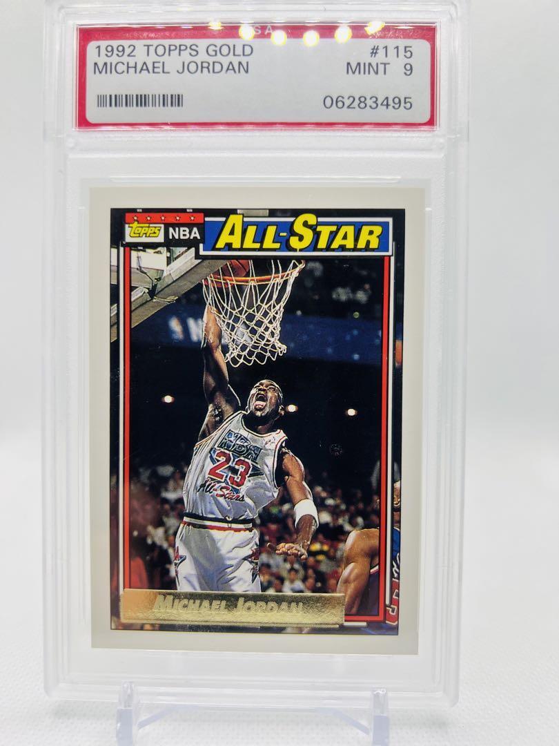 1992 Topps GOLD ALL STAR PSA 9 マイケルジョーダン 1992-93 Topps GOLD #205 Michael Jordan PSA 9 Graded