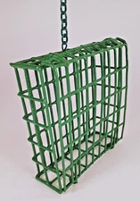 Hanging Metal Suet & Seed Cake Feeder.