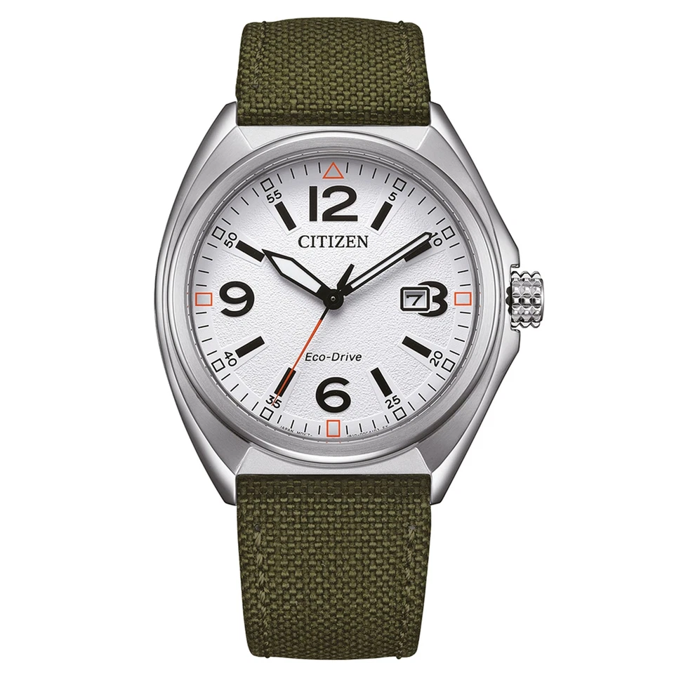 Citizen AW1571-09A Herrenuhr Textil grün - Bild 1 von 1