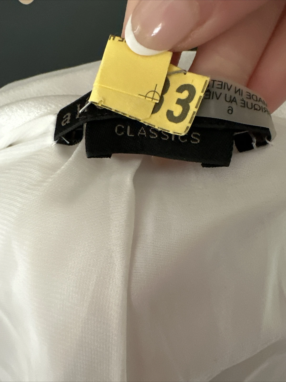 VALENTINO Mini Abito Alice + Olivia Valentina Senza Maniche Smoking Bianco 6