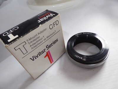 NEU VIVITAR SERIE 1 T OBJEKTIVBAJONETT ADAPTER für CANON fd Objektiv C FD NEU