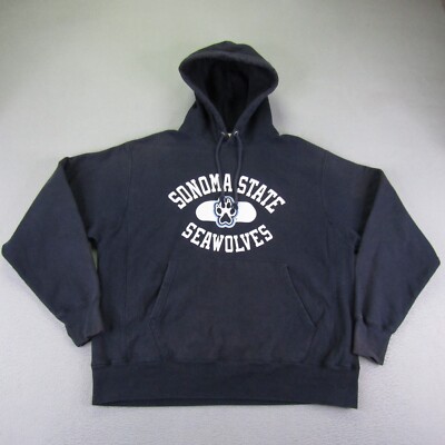 Sonoma State Champion State Hoodie Champion Men's Champion Navy