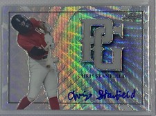 2021 LEAF PERFECT GAME NATIONAL SHOWCASE PROOF WAVE SILVER 1/1 CHRIS STANFIELD