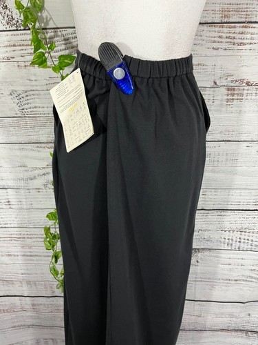 Modern Sole New Stretch QVC Skirt Medium Long Black Ponte Knit Straight Modest - Picture 10 of 12