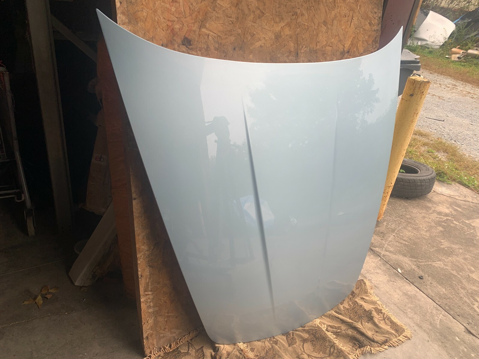 MASERATI QUATTROPORTE M139 OEM 03-08 FRONT HOOD BONNET SHELL COVER BLUE