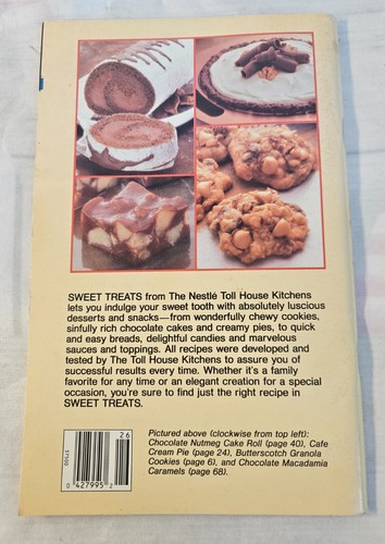 1987 NESTLE Sweet Treats Cookbook Cook Book GOOD-VG - Picture 3 of 3