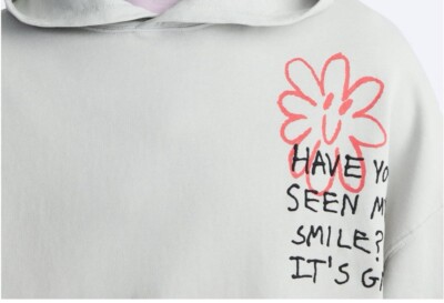 ZARA FLOWER HOODIE SWEATSHIRT X PEPO Moreno Small -Medium | eBay 