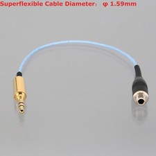 3.5mm Male TRS to 1/8" Stereo Locking Jack Record Cable Microphone Transmitter