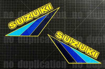 1983 suzuki RM250 RM 250 tank 83' graficos decal sticker graphics 2stroke 
