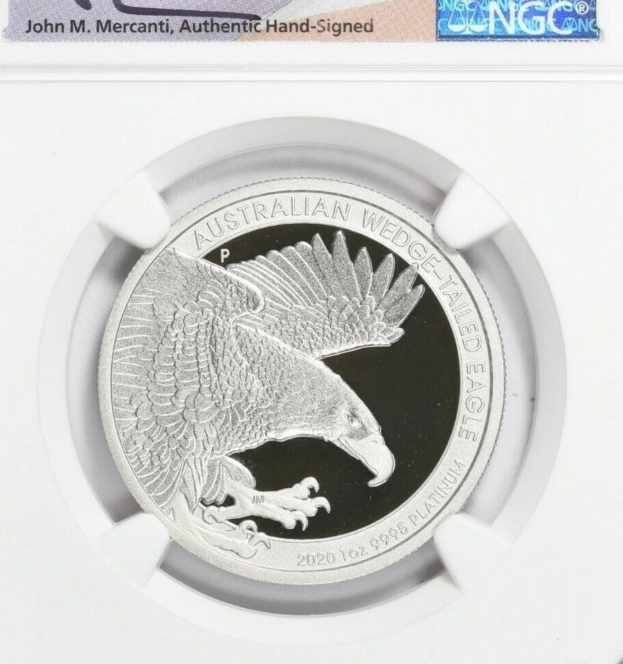 2020-P Australia First Day of Issue $100 Wedge Tailed Platinum Eagle NGC PF70 - Image 2 of 3