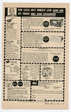 CQ Ham Radio Magazine Ad WRL HAM EXCLUSIVES TECH-CEIVER 6A and MORE (3/65)