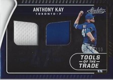 2022 Absolute Tools of the Trade 2 Swatch #11 Anthony Kay Jersey /199 - NM-MT