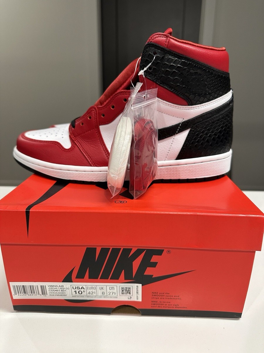 Size 10.5 - Air Jordan 1 Retro OG High Satin Red W