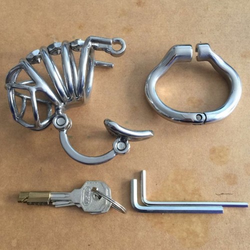 new stainless steel chastity device cage for fancy dress free