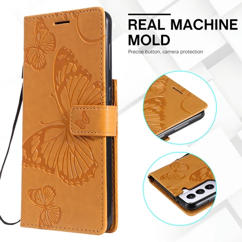 Butterfly Leather Card Wallet Case For Samsung S25 S24 S23 S22 S21 Ultra Plus - Foto 22 di 72