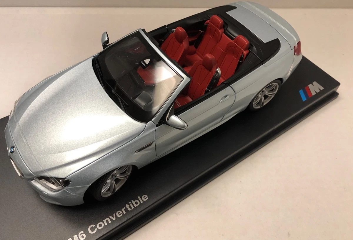 Cabriolet BMW M6 1/18 Métallique Argent Paragon Cabriolet