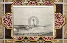 1909 Shipwreck Bark Coquimbo Boynton Beach FL Florida RPPC Photo Postcard COPY